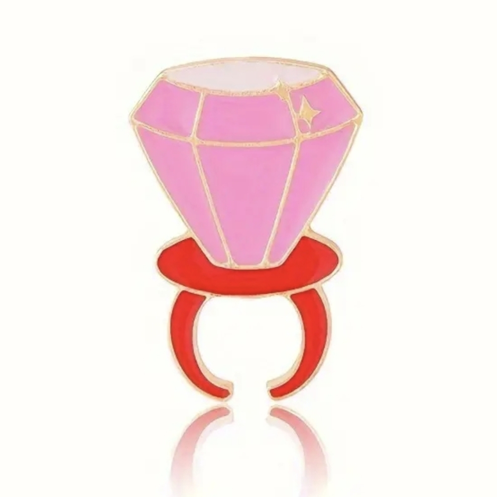 🍓 Strawberry Ringpop Pin